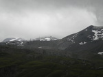 Stilfserjoch im Nebel, auf der Abfahrt nach Bormio kalt und leichter Regen DSCN2665.JPG